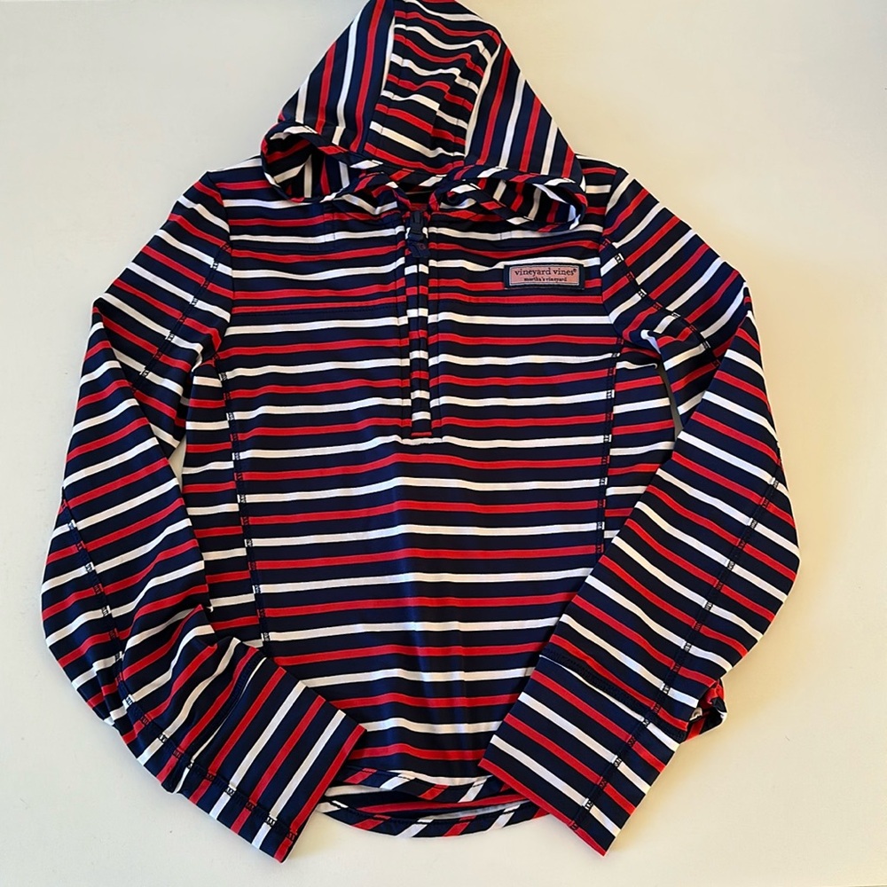 EUC Vineyard Vines Girls Sz XS Striped Long Sleeve “The Shep Shirt”